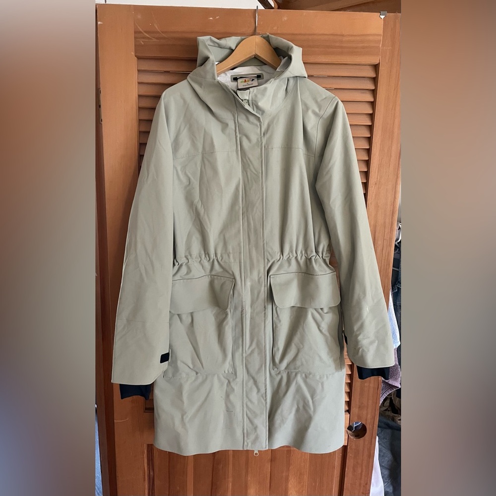 ALDER hooded lined rain coat XL